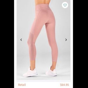 Fabletics Mila High Waisted Pocket Capri NWOT
